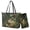 Green-Hedgehog Strawberry Leaf, variant on TSOVTHRID Bear Meteor Galaxy Print Tote Bags for Women Top Handle Satchel Purses Set Purple Hobo Shoulder Handbag with Matching Leather Wallet for Shopping