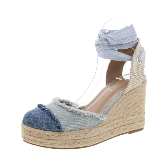 Madden Girl Womens Padded Insole Canvas Espadrille Heels