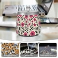 thumbnail image 6 of Yayeee Ashtray with Lid for Cigarette Smokeless Stainless Steel Home Ash Holder, Pink Flowers, 6 of 7