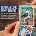 thumbnail image 3 of Card Sleeves | Penny Sleeves. Baseball Card Sleeves. Soft Trading Card Sleeve. Penny Sleeves for Trading Cards. Plastic Card Sleeves. Ultra Clear Card Sleeves. Pro Sports Card Sleeves. (1000 Pack), 3 of 7