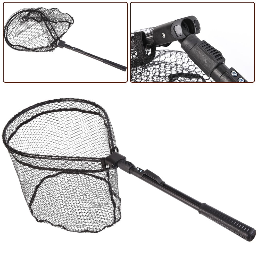 Beisidaer Aluminum Alloy Folding Fly Fishing Hand Net Fly Fishing Net
