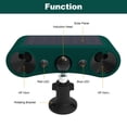 thumbnail image 3 of Animal Defender Outdoor Motion Alarm, Multifunctional Easy Installation ABS Double Channels Solar Powered Alarm Beacon  for Fences, 3 of 7