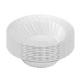 thumbnail image 4 of Smarty 12 oz. White Classic Flair Disposable Plastic Soup Bowls 180ct, 4 of 6