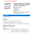 thumbnail image 2 of Front Control Arm Ball Joint Tie Rod and Sway Bar Link Kit 14 Piece - Compatible with 1996 - 1999 GMC K1500 1997 1998, 2 of 2