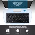thumbnail image 4 of Matsuzay Teclado Teclado delgado compatible con Bluetooth Alimentado por Computadoras portátiles universales PC Inalámbrico Inteligente Gamers Juegos de teclado y mouse para computadora, 4 of 6
