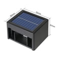 thumbnail image 2 of Lámpara de pared solar Lámpara de pared exterior Lámpara impermeable para patio Villa Pared exterior Balcón Cerca especial Foco de arriba y abajo Puerta, 2 of 5