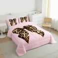 thumbnail image 3 of Castle Fairy 2-Piece Twin Size Comforter Set, Bow and Cheetah Animal Print, 3 of 8