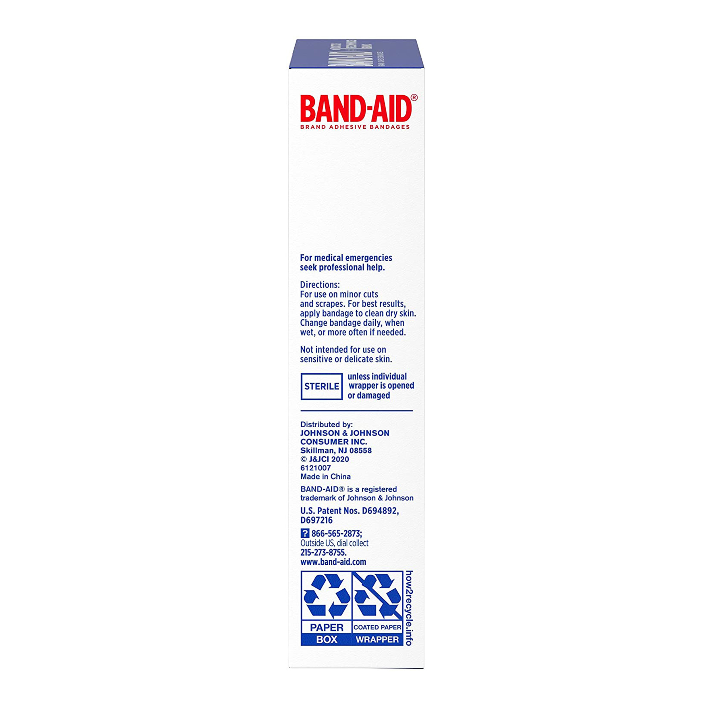 Band-Aid Adhesive, Extra Large Tough-Strips Waterproof (Pack of 6)
