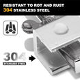 thumbnail image 6 of Upgraded , Heavy Duty Metal Door Locker for Extra Home Security, Adjustable Travel Door Security, 6 of 6