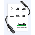 thumbnail image 3 of Cable Para Micrófono Conector Xlr Tipo Canon M-h 5mts. Ugreen, 3 of 5