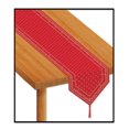 thumbnail image 2 of Party Central Printed Bandana Party Table Runners - 72" - Red and Gold - Pack of 12, 2 of 2