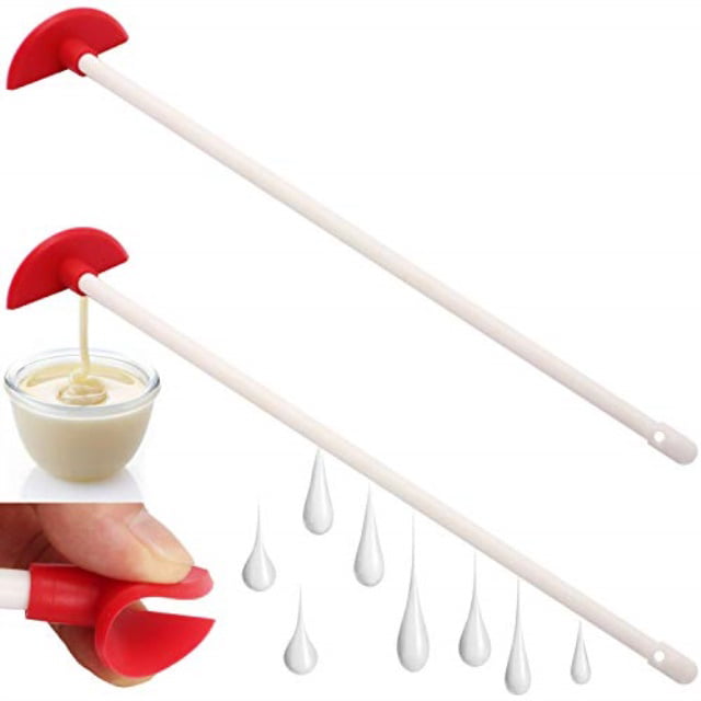 Pastry Long Bottle Scraper for Jam Sauce Ketchup Silicone Batter Spatula Tool HD