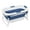 Blue, variant on Yedigre 43/55 inch Foldable Bathtub, Portable Bathtub for Adult, Large Collapsible Tub with Handle, Freestanding Surround Collapsible Bathtub, No Lid, Hot Bath, Ice Bath