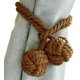 thumbnail image 1 of Conjunto de 2 piezas de cuerda de cortina con dos bolas, cuerda trenzada hecha a mano Feliz Sencillez, 1 of 4