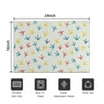 thumbnail image 5 of LightColorful BirdsFootprints Pattern Door Rugs,Washable Non Slip Door Mats Indoor,Decorative Door Mats,Entry Mat Indoor for Entrance,Bedroom,Kitchen,Bathroom,16"x24", 5 of 6