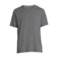 thumbnail image 4 of Athletic Works Men's & Big Men's Active Crewneck Short Sleeve Tee Shirt, Sizes S-4XL, 4 of 5