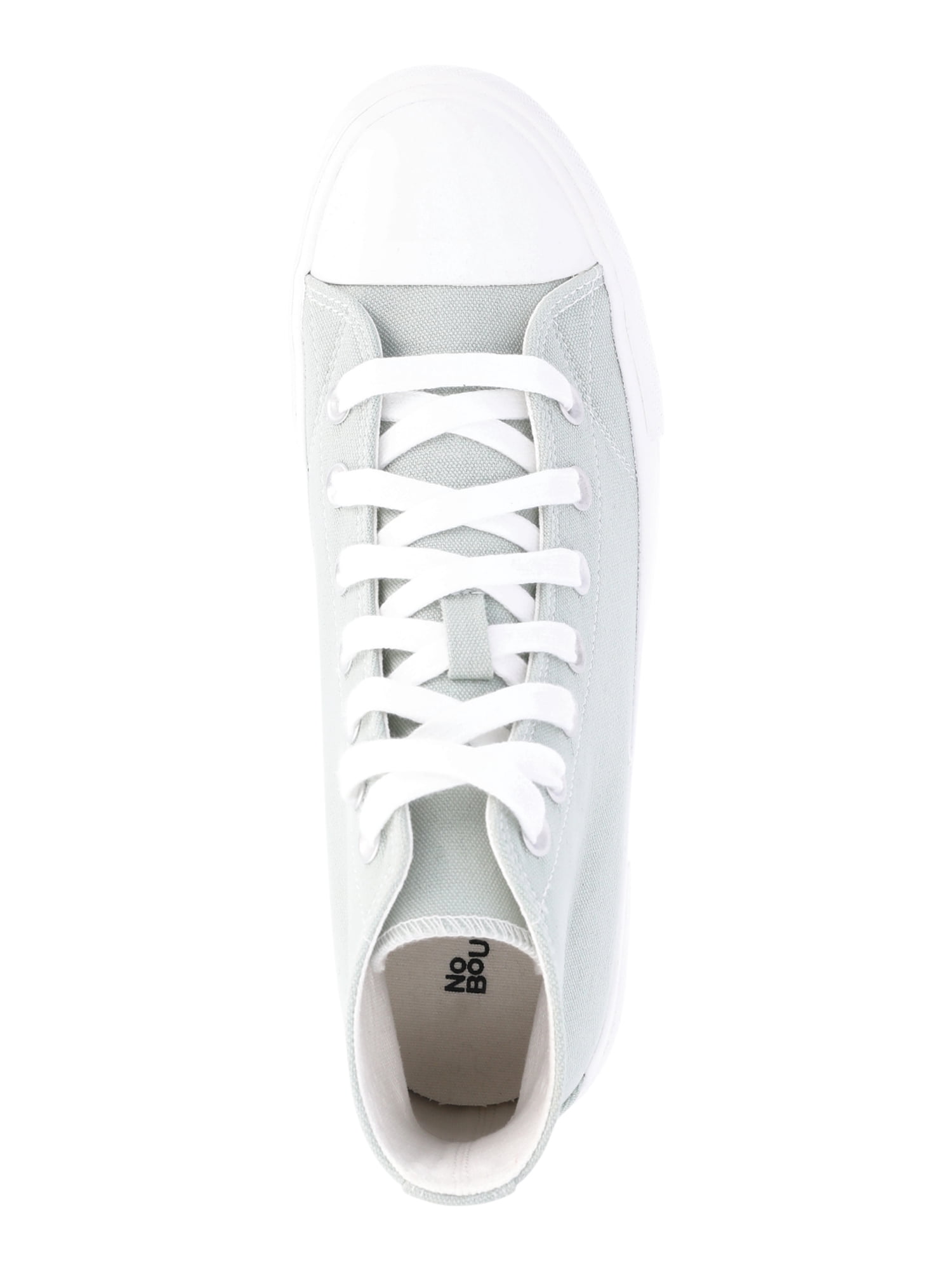 No Boundaries Platform Lace Up Hi Top Sneakers, Women's