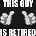 thumbnail image 3 of CafePress - This Guy Is Retired Dark T Shirt - Men's Classic Graphic Cotton T-Shirt, 3 of 4