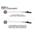 thumbnail image 2 of Monstrum Next Level Series Offset Scope Mount with Integrated Anti-Cant Level Bubble | 34 mm Diameter | 20 MOA, 2 of 2