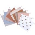 thumbnail image 5 of Infant Wash Cloth Square Cotton Face Towel Baby Muslin-Handkerchief Feeding Bibs Skin Friendly Nursing Burp Cloths 10PCS, 5 of 7