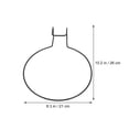 thumbnail image 2 of MERRYHAPY 2Pcs Hanging Flower Rack Iron Holder for Balcony and Kitchen Decor, 2 of 8