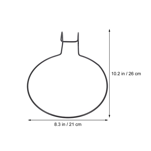 TEHAUX Iron Flowerpot Hanger, Stylish Plant Stand for Home Decor, Indoor Outdoor Garden, 2 Pieces
