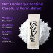OxyEnergy GOLDEN BCAA 2:1:1 Recovery Supplement with L-Glutamine, Taurine & Vitamin B6, 7 Strips/Bag