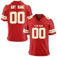 thumbnail image 2 of Camiseta de fútbol americano personalizada de los Kansas City Chiefs con nombre y número impresos, uniforme de fútbol para hombres, mujeres y jóvenes, regalo para fanáticos, 2 of 4