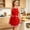 Red, variant on Protective Apron Sleeve For Kitchen Cooking Gardening Painting Dining Crafting Apron with Pockets Cooking Hair Salon Apron for Men Grooming Smock 3xl plus Size Cobbler Aprons for Women 4x Apron with