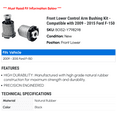 thumbnail image 2 of Front Lower Control Arm Bushing Kit - Compatible with 2009 - 2015 Ford F-150 2010 2011 2012 2013 2014, 2 of 2