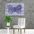 thumbnail image 4 of Idea4wall Vintage Canvas Wall Art Colorful Butterfly Canvas Prints for Home Wall Decor, 32"x48", 4 of 5