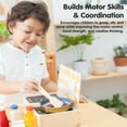 thumbnail image 6 of PlanToys® Wooden Cooking Utensils Set for Montessori Inspired Pretend Play , Practical Life, Creativity and Social Skill Development , Eco Friendly Wooden Kitchen Utensil Toys for Imaginative Cooking, 6 of 8