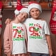 thumbnail image 1 of Camiseta de manga corta con estampado de My 7th Christmas para niños del 1 al 9, ropa navideña para niños y niñas, camiseta gráfica para niños, camiseta navideña, regalos, 1 of 5