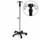 thumbnail image 1 of Porta Sueros Médico con Ruedas 5 Llantas, Base Estable 50x50 cm, Altura Ajustable 78–102 cm, 4 Ganchos Resistentes, Soporte Portátil para Casa, u Otros Sitios, 1 of 9