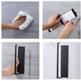 thumbnail image 5 of Rawiri - Portarrollos de papel higiénico sin taladrar - Portarrollos de papel higiénico montado en la pared para cocina, baño, inodoro - Para 1 rollo - Negro, 5 of 5