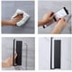 thumbnail image 5 of Rawiri - Portarrollos de papel higiénico sin taladrar - Portarrollos de papel higiénico montado en la pared para cocina, baño, inodoro - Para 1 rollo - Negro, 5 of 5