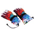 thumbnail image 2 of Guantes de esquí Hombres y mujeres Guantes de invierno a prueba de viento Impermeable Nieve Snowboard Ciclismo Esquí Escalada en Guantes cálidos Tipo 1 - XL Macarena Guantes de esquí, 2 of 8