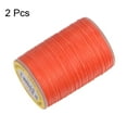 thumbnail image 3 of 2pcs Upholstery Sewing Thread 328 Yards 300m Polyester String, Orange, 3 of 6