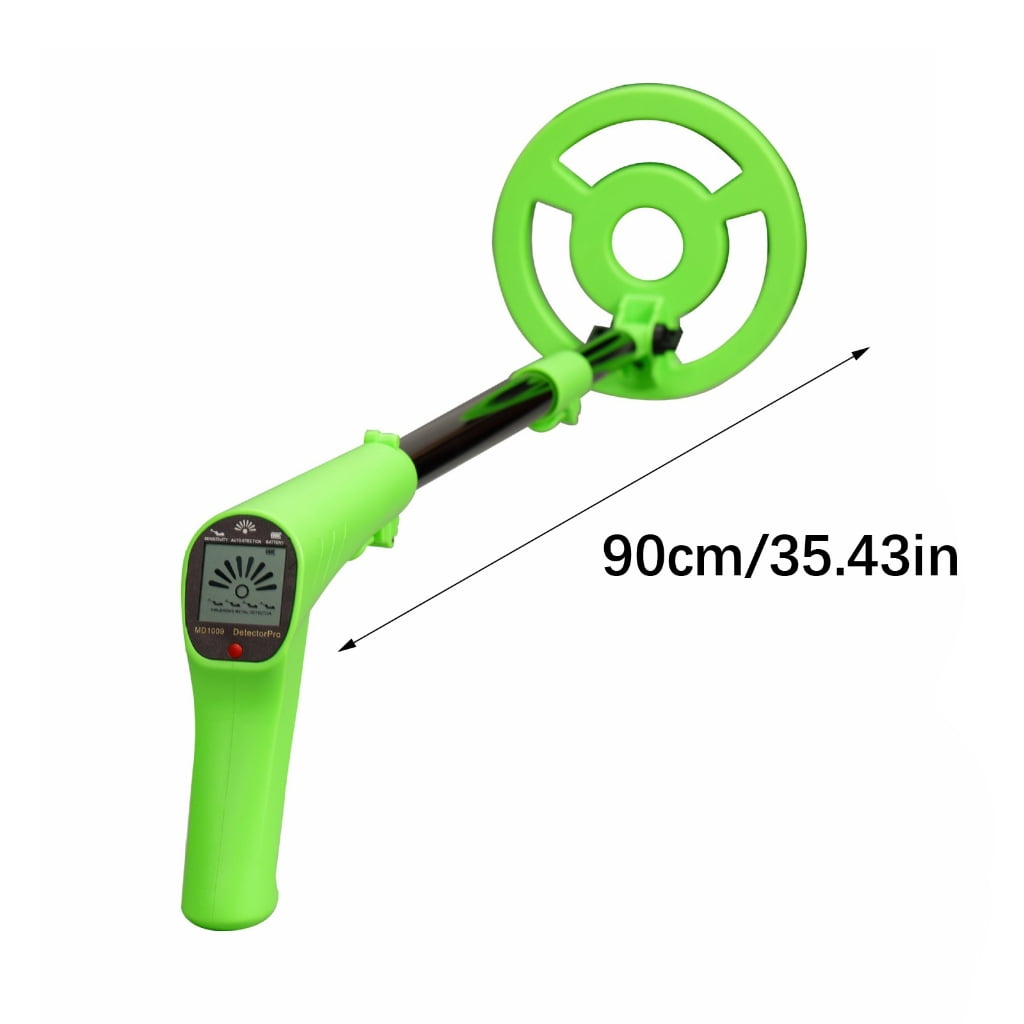 MOMOJIA Kids Outdoors Exploration Tool Adjustable Metal Detectors LCD Display Lightweight