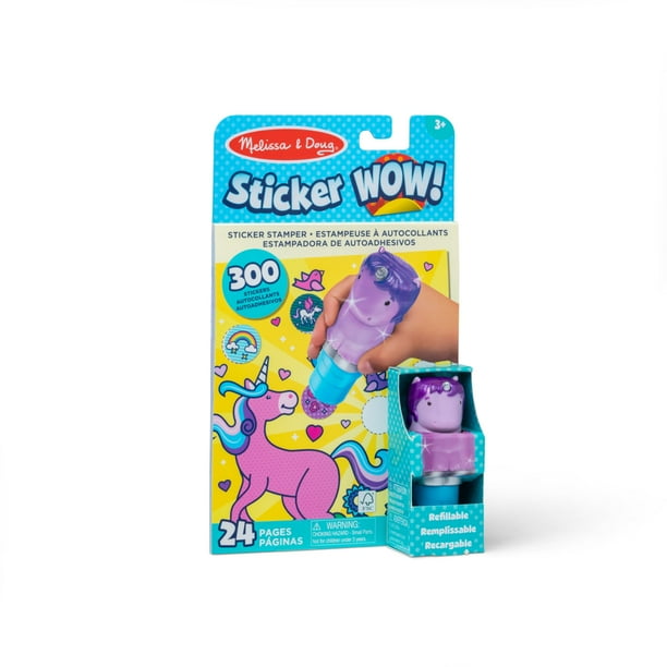 Adhesivo para cuaderno de actividades y estampado Melissa & Doug Unicorn