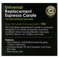thumbnail image 6 of Cafe-Brew Collection 4 Cup Universal Glass Espresso Replacement Carafe, Black, 6 of 9