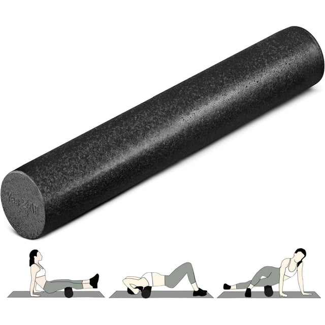 High-Density EPP Round Back Roller Foam Exercise Foam Roller for Yoga Pilates ; Stretching -