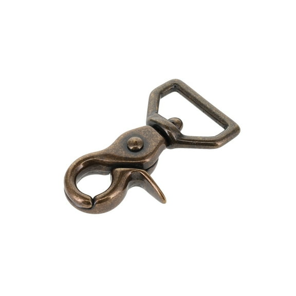 3008A Antique Brass, Mini Swivel Trigger Snap, Solid Brass-LL, 3/4"