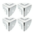 thumbnail image 1 of Unique Bargains Metal Box Corner Protectors Wooden Box Edge Guard Protector 22x22x22mm Silver Tone 4 pcs, 1 of 3