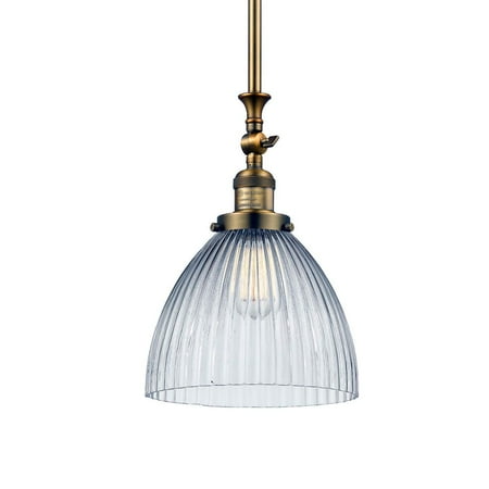 

Innovations Lighting 206 Seneca Falls Seneca Falls 1 Light 10 Wide Mini Pendant - Brass