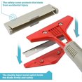 thumbnail image 2 of Industry Scraper with 10 Blades, Plancha Scraperfor Wallpaper, Glass Scrapers,Red, 2 of 5