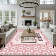 thumbnail image 5 of Pink Valentine's Day Area Rug 6x9 Washable Rug Non Slip Spring Floral Love Heart Valentines Large Area Rug Soft Stainresistant Indoor Floor Carpet for Living Room Bedroom Home Office Dining Room, 5 of 8