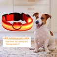 thumbnail image 3 of Wdftyju Collar LED luminoso para perros y gatos, arnés de seguridad para perros grandes, medianos y pequeños, antipérdida, para mascotas Wdftyju  5cj7la1hv5sb7pg3D02, 3 of 9