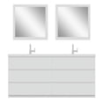 thumbnail image 3 of Alya Bath Paterno 72" Modern Wood Freestanding Bathroom Vanity in White, 3 of 7