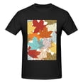 thumbnail image 4 of Bingfone Fall Maple Leaves Men'S Loose Fit Short-Sleeve Pocket T-Shirt, 4 of 7
